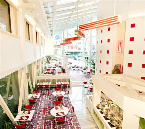 Aile Holiday Hotel Цзиньцзян Ресторан фото